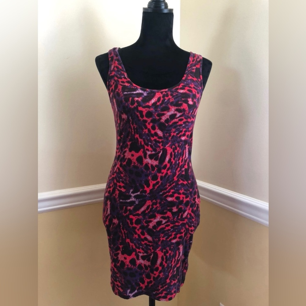 Wet Seal Animal Print Bodycon Dress